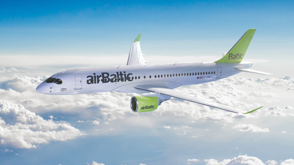 Авиакомпания airBaltic провела С-Сheck семи самолетов Airbus A220-300